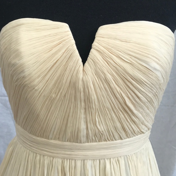 J. Crew Dresses & Skirts - 00P J. Crew Ivory V Neck Strapless Wedding Dress